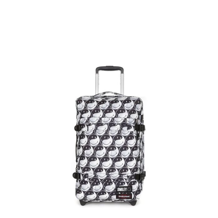 Valise cabine souple Transit'R S 51 cm Smiley YY Black