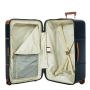 Valise rigide Bellagio Trunk 80 cm Bleu/tabac