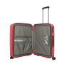 Valise rigide Mooby extensible 66 cm Rouge