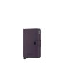 Porte-cartes Miniwallet Matte anti-RFID 10.2 cm Dark Purple