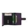 Porte-cartes Miniwallet Matte anti-RFID 10.2 cm Dark Purple