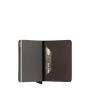 Porte-cartes Slimwallet Vintage anti-RFID 10.2 cm Truffle