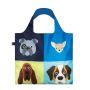 Sac shopping pliable avec pochette zip 50cm Dogs de Stephen Cheetham