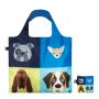 Sac shopping pliable avec pochette zip 50cm Dogs de Stephen Cheetham