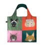 Sac shopping pliable avec pochette zip 50cm Cats de Stephen Cheetham