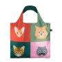 Sac shopping pliable avec pochette zip 50cm Cats de Stephen Cheetham