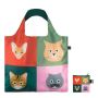 Sac shopping pliable avec pochette zip 50cm Cats de Stephen Cheetham