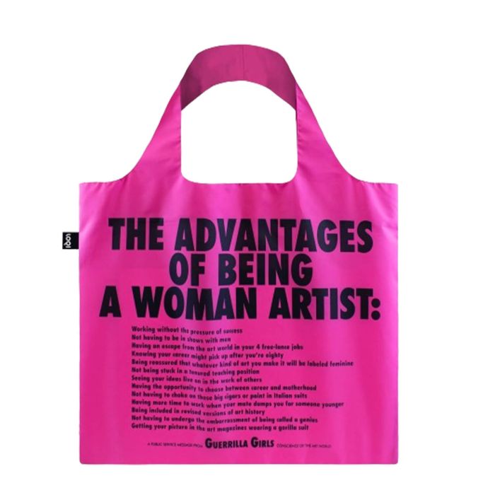 Sac shopping pliable avec pochette zip 50cm The Advantages Of Being A Woman Artist