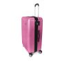 Lot de 3 valises rigides Summer Extensibles 77, 67 et 55 cm Fuxia