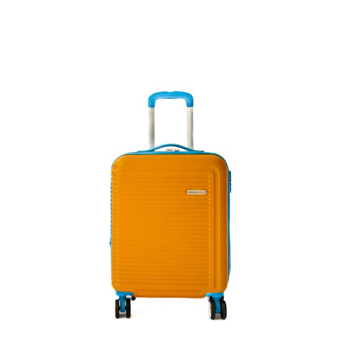 Valise cabine rigide Summer Bicolore extensible 55 cm Orange Blue