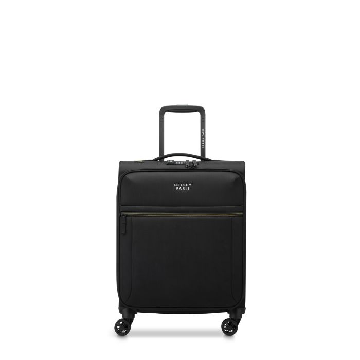 Valise cabine souple Brochant 3 Slim 55 cm Noir Profond