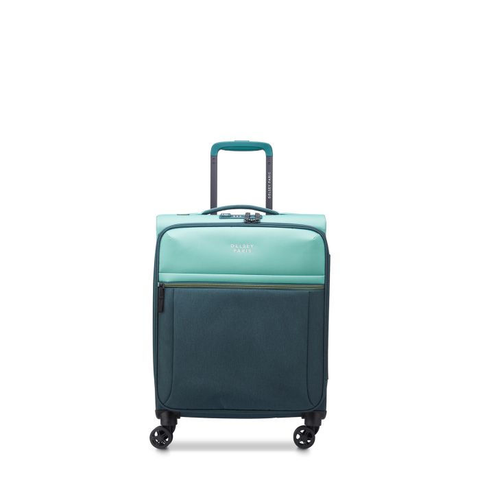 Valise cabine souple Brochant 3 Slim 55 cm Vert