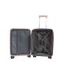 Valise cabine rigide extensible Haree 55 cm Pearly pink