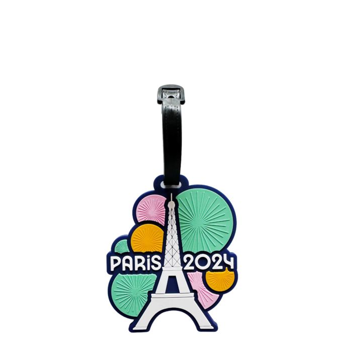 Porte-adresse JO 2024 11cm Tour Eiffel Blanc