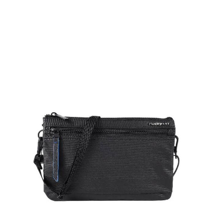 Sac bandoulière Emma 24 cm Creased Black