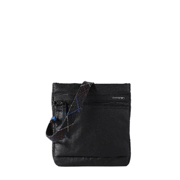 Sac bandoulière Leonce 21,5 cm Creased Black