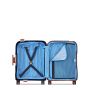 Valise cabine rigide Moncey Slim 55 cm Bleu Encre