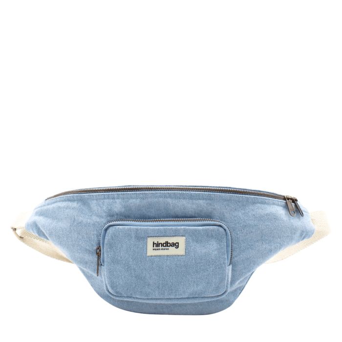 Sac banane XL Sofia 43cm Denim Bleu