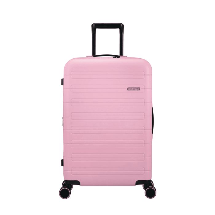 Valise rigide extensible Novastream 77cm Soft Pink