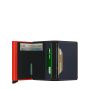 Porte-cartes Slimwallet Matte anti-RFID 10.2 cm Nightblue/Orange