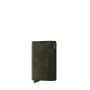 Porte-cartes Slimwallet Vintage anti-RFID 10.2 cm Olive/Black