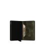 Porte-cartes Slimwallet Vintage anti-RFID 10.2 cm Olive/Black