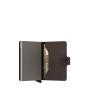 Porte-cartes Miniwallet Matte anti-RFID 10.2 cm Truffle