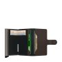 Porte-cartes Miniwallet Matte anti-RFID 10.2 cm Truffle