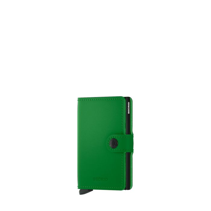 Porte-cartes Miniwallet Matte anti-RFID 10.2 cm Bright Green