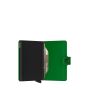 Porte-cartes Miniwallet Matte anti-RFID 10.2 cm Bright Green