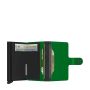 Porte-cartes Miniwallet Matte anti-RFID 10.2 cm Bright Green