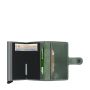 Porte-cartes Miniwallet Vintage anti-RFID 10.2 cm Sage