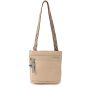 Sac bandoulière Leonce 21,5 cm Creased Safary Beige