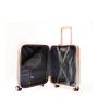 Valise cabine rigide Summer Bicolore extensible 55 cm Silver Pink