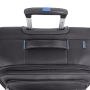 Valise cabine souple 48203 Extensible 55 cm Black