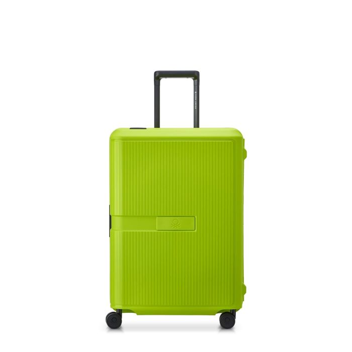 Valise M Color Block 67 cm Citron Vert