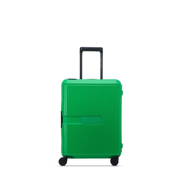 Valise cabine rigide Color Block hard Slim 55 cm Vert