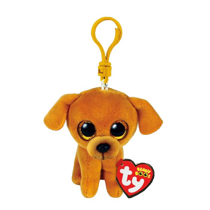 Porte-clés peluche Beanie Boo's 10 cm Zuzu le chien