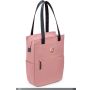 Sac à main Tote Bag pour ordinateur de 14 pouces 40 cm Rose cendre