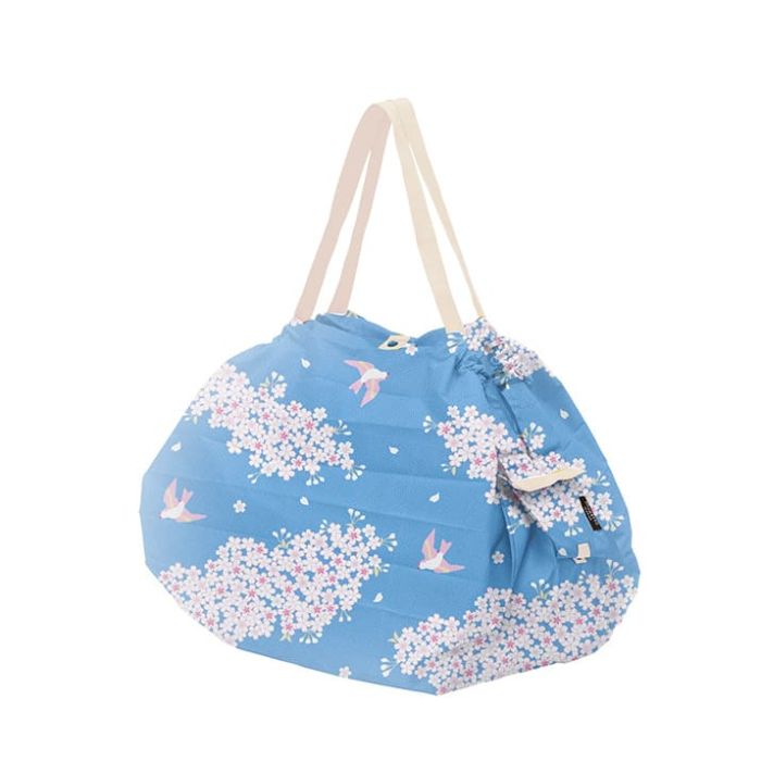 Sac pliable Shupatto Large 50 cm Hana Ni Tori