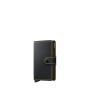 Porte-cartes Miniwallet Matte anti-RFID 10.2 cm Black & Ochre