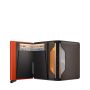 Porte-cartes Slimwallet Matte anti-RFID 10.2 cm Truffle & Orange