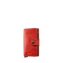 Porte-cartes Miniwallet Vintage anti-RFID 10.2 cm Orange