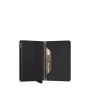 Porte-cartes Slimwallet Yard Black Powder anti-RFID 10.2 cm Black