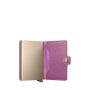 Porte-cartes Miniwallet Pebble anti-RFID 10.2 cm Orchid