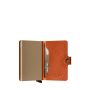 Porte-cartes Miniwallet Vegetable Tanned anti-RFID 10.2 cm Caramello-Sand