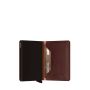 Porte-cartes Slimwallet Vegetable Tanned anti-RFID 10.2 cm Espresso Brown