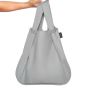 Sac shopping pliable avec pochette 65 cm Grey