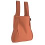 Sac shopping pliable avec pochette 65 cm Terracotta