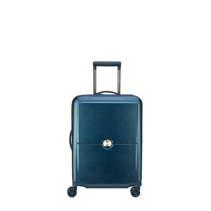 Valise cabine rigide Turenne Slim 55 cm Bleu